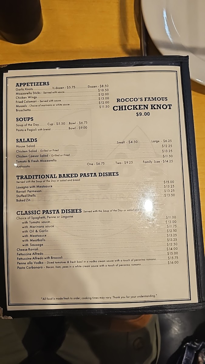 Rocco's Pizza Menu - Image 4